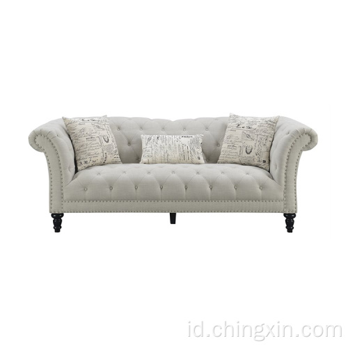 Sofa Set Perabotan Sofa Ruang Tamu 3 Kursi